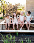 Jersey Cotton - Printed Ginkgo Collection -Tank + Bloomer Set - Boys
