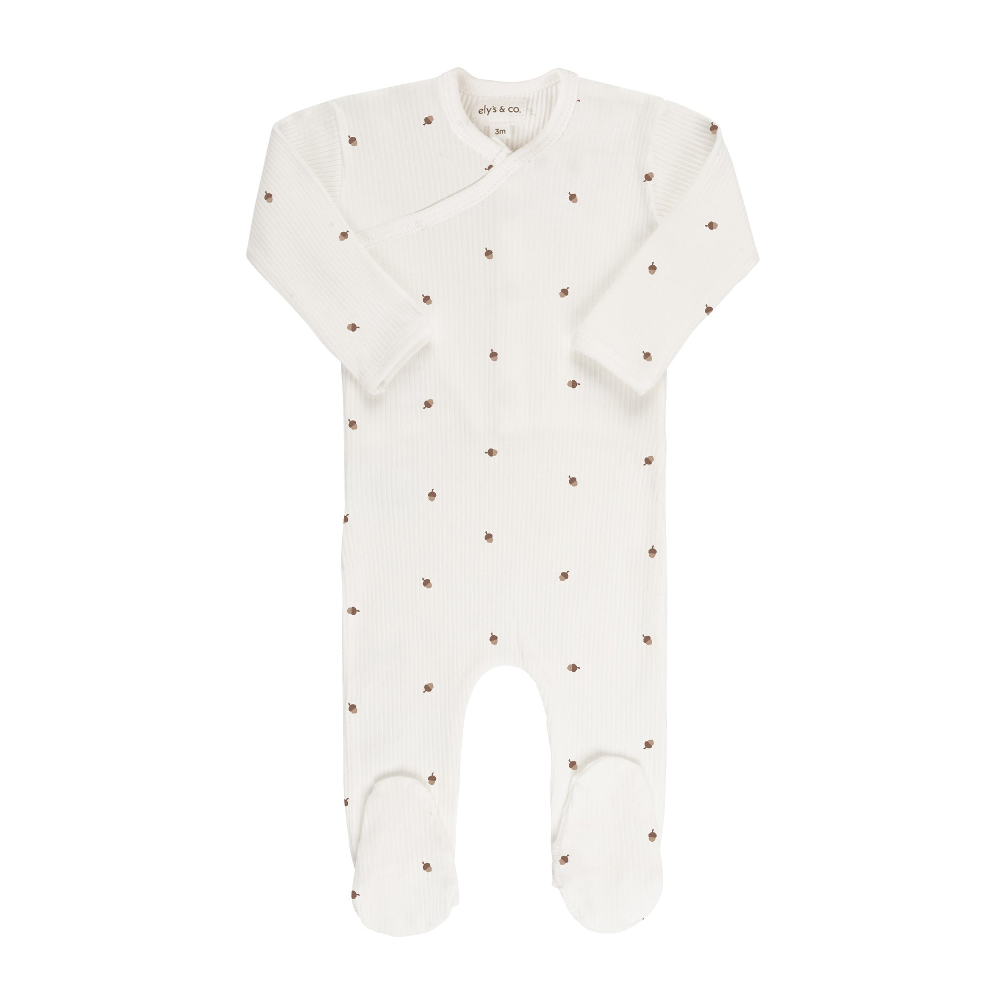 Acorn Zipper Footie