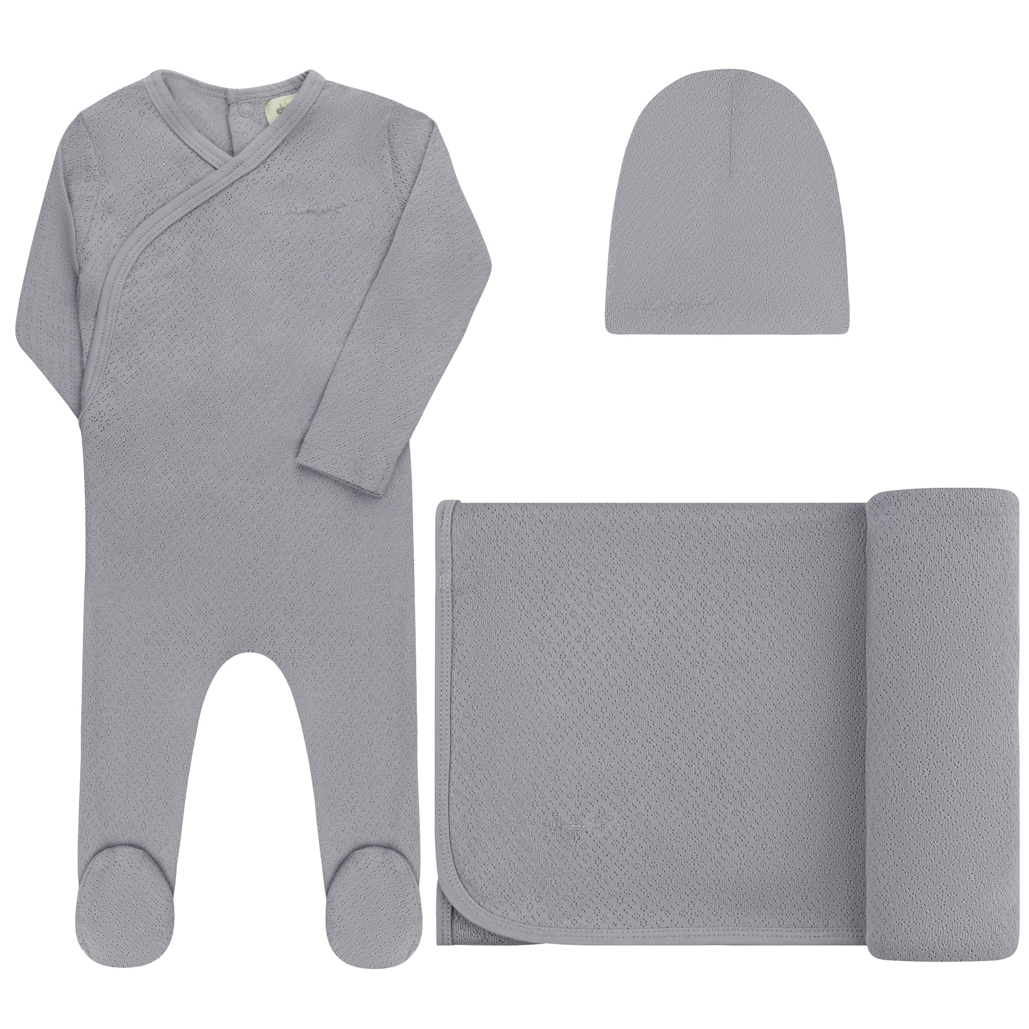 Organic Cotton Amore Pointelle Collection - Take Me Home Set
