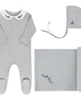 Organic Cotton Embroidered Collar Collection - Take Me Home Set