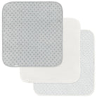 100% muslin cotton grey Burp Cloth set