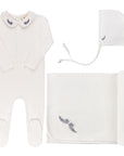 Organic Cotton Embroidered Collar Collection - Take Me Home Set