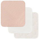 100% muslin cotton Pink Burp Cloth set