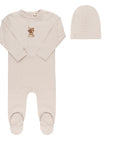Organic French Terry - Bear Collection - Footie + Beanie