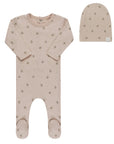 Floral Print Collection - Footie + Beanie