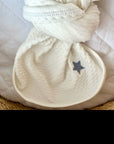 white star swaddle blanket
