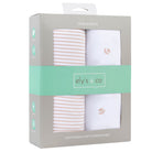 gift ready breathable and hypoallergenic Mauve Crib Sheet Set