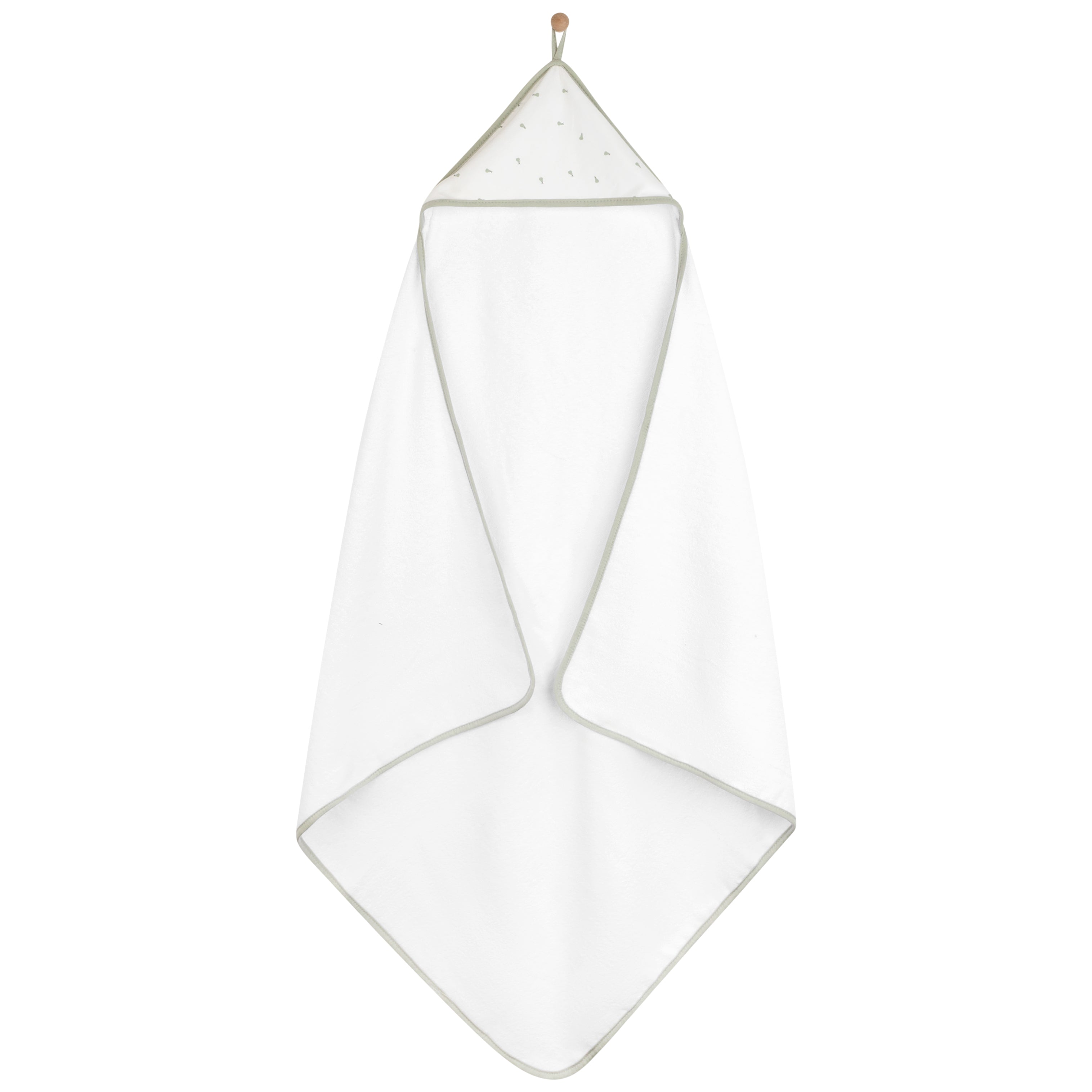 Sage Pears Hooded Towel &amp; Washcloth