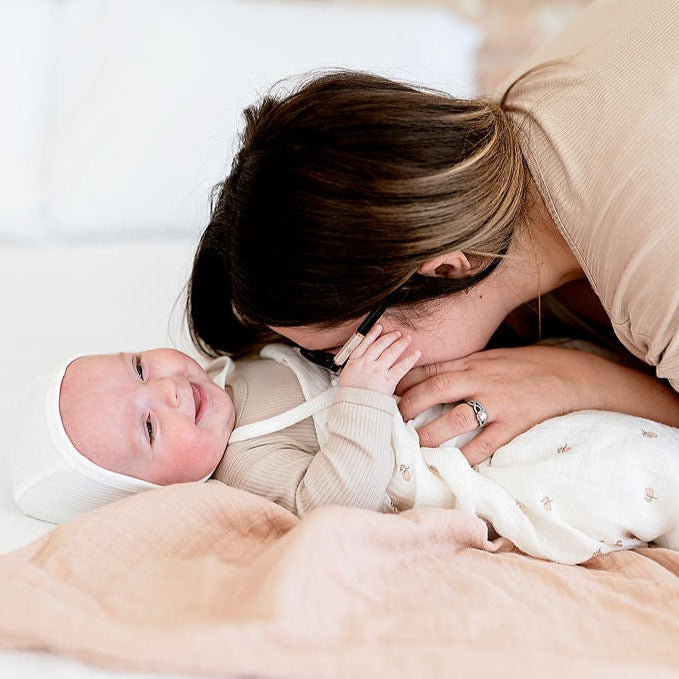 2 Pack Cotton Muslin Swaddle Blanket - Pink Pear