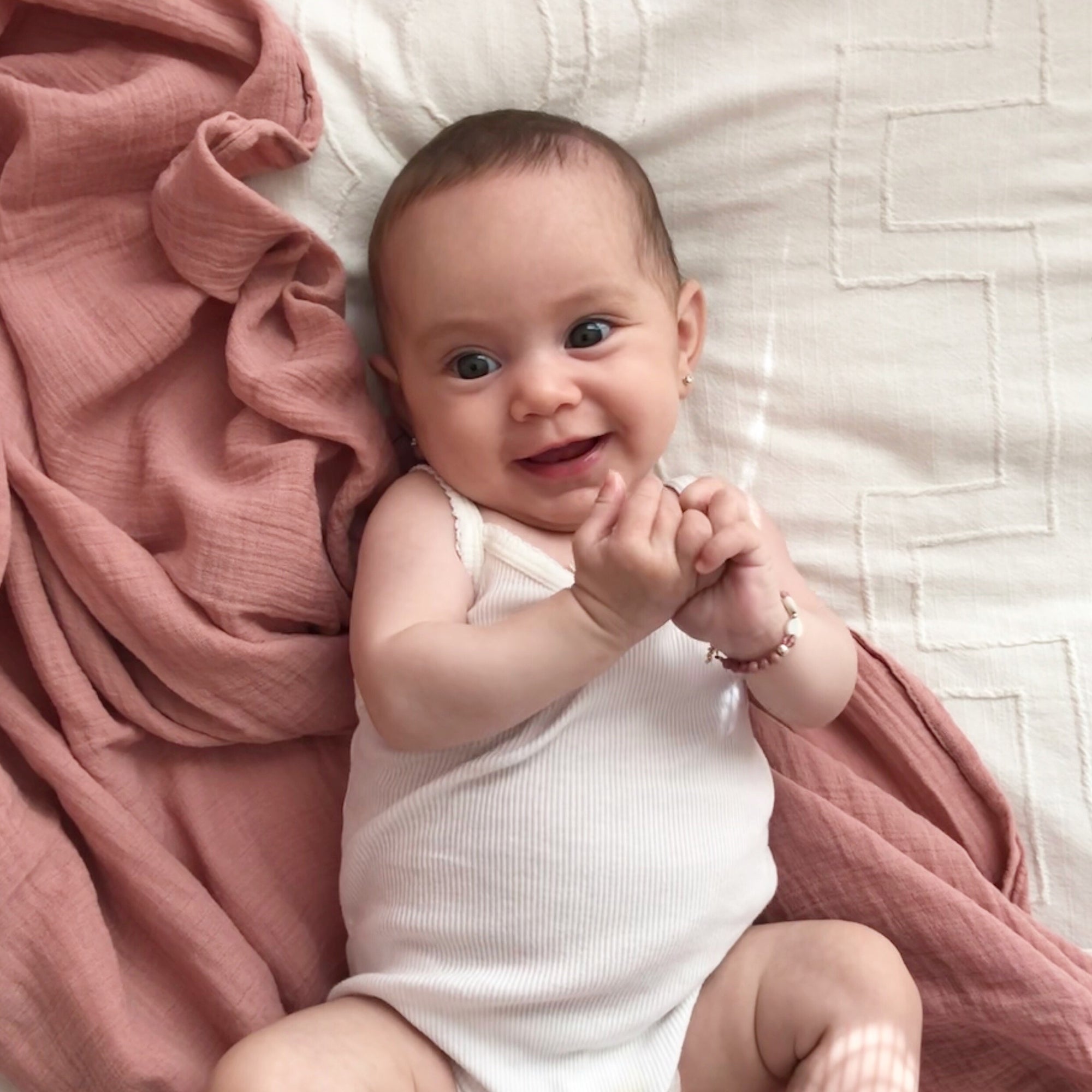 2 Pack Cotton Muslin Swaddle Blanket