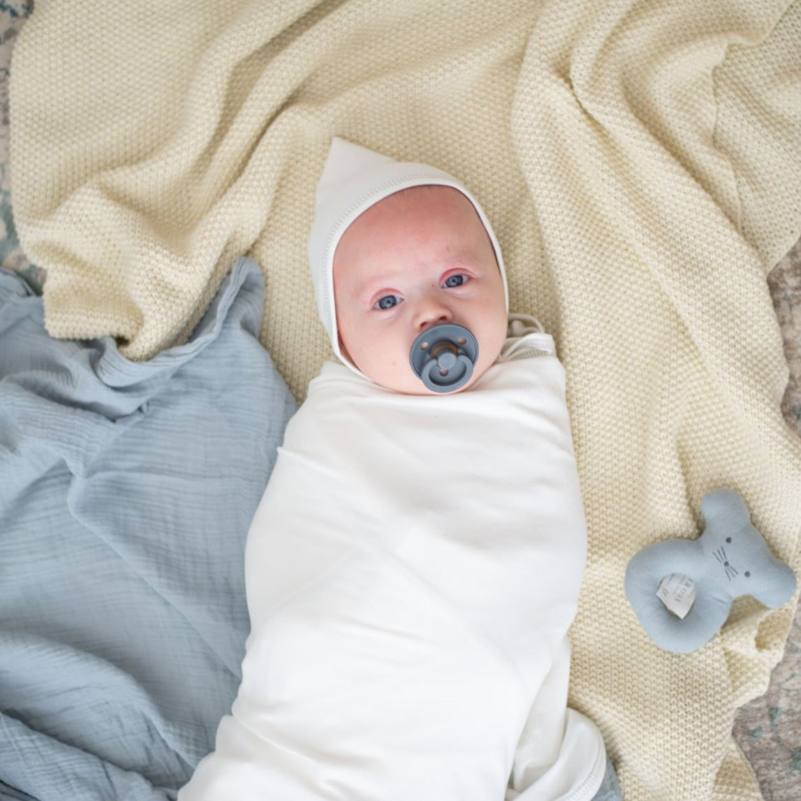 2 Pack Cotton Muslin Swaddle Blanket