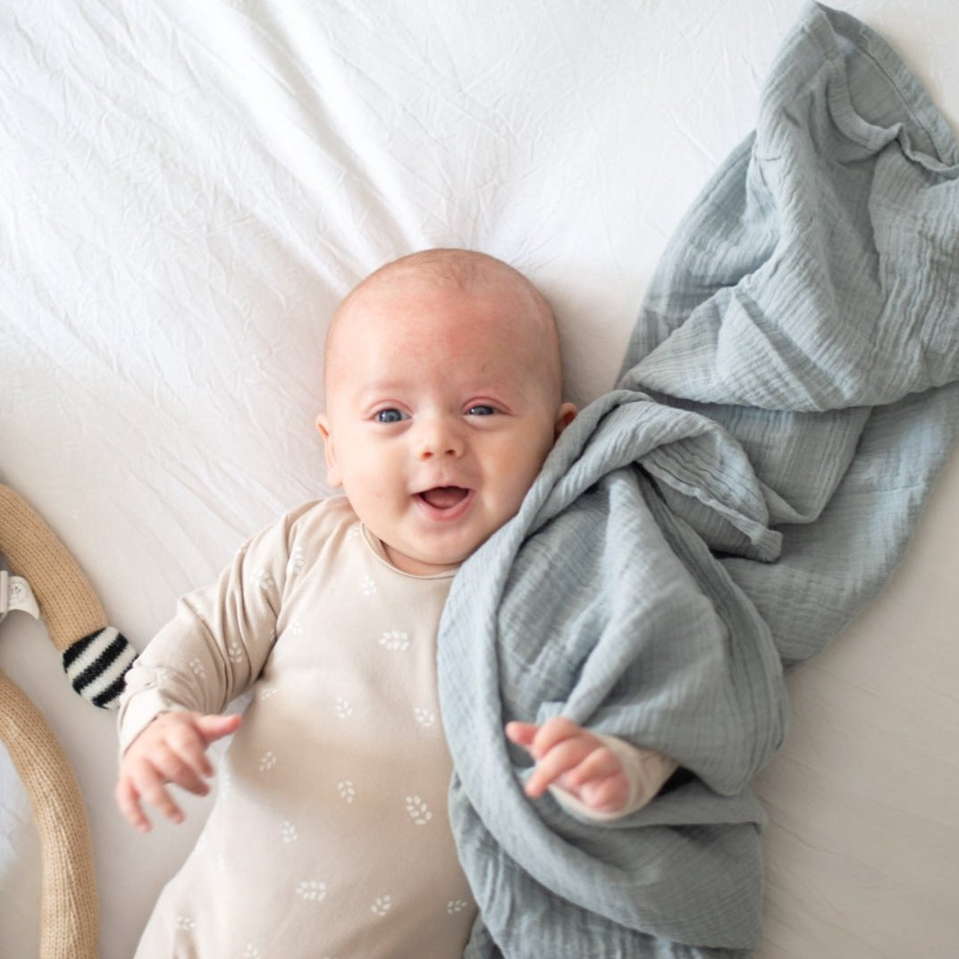 2 Pack Cotton Muslin Swaddle Blanket