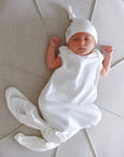 Knot Wearable Blanket, Knot Hat & Mitten Set