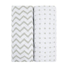 Grey Waterproof Changing Pad Cover & Cradle Sheet Set