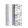 Taupe Stripes & Splash
