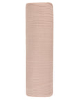 Cotton Muslin Swaddle Blanket - Rosewater