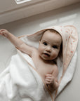 Pink Cherries Hooded Towel & Washcloth