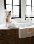 Pink Cherries Hooded Towel & Washcloth