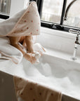 Pink Cherries Hooded Towel & Washcloth