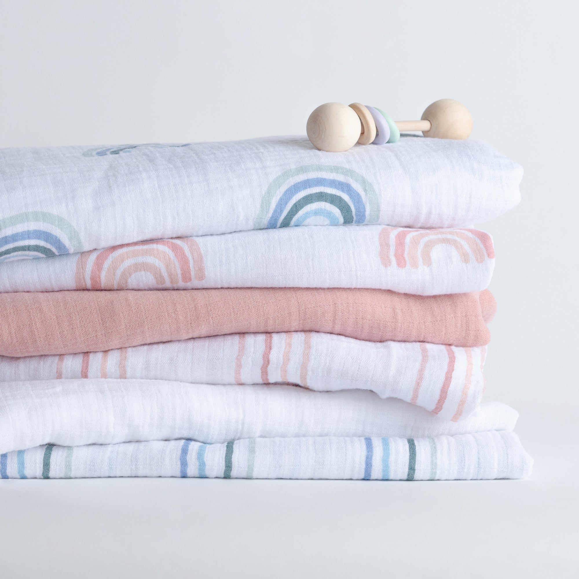 2 Pack Cotton Muslin Swaddle Blanket