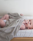 Cotton Muslin Swaddle Blanket - Silver Grey