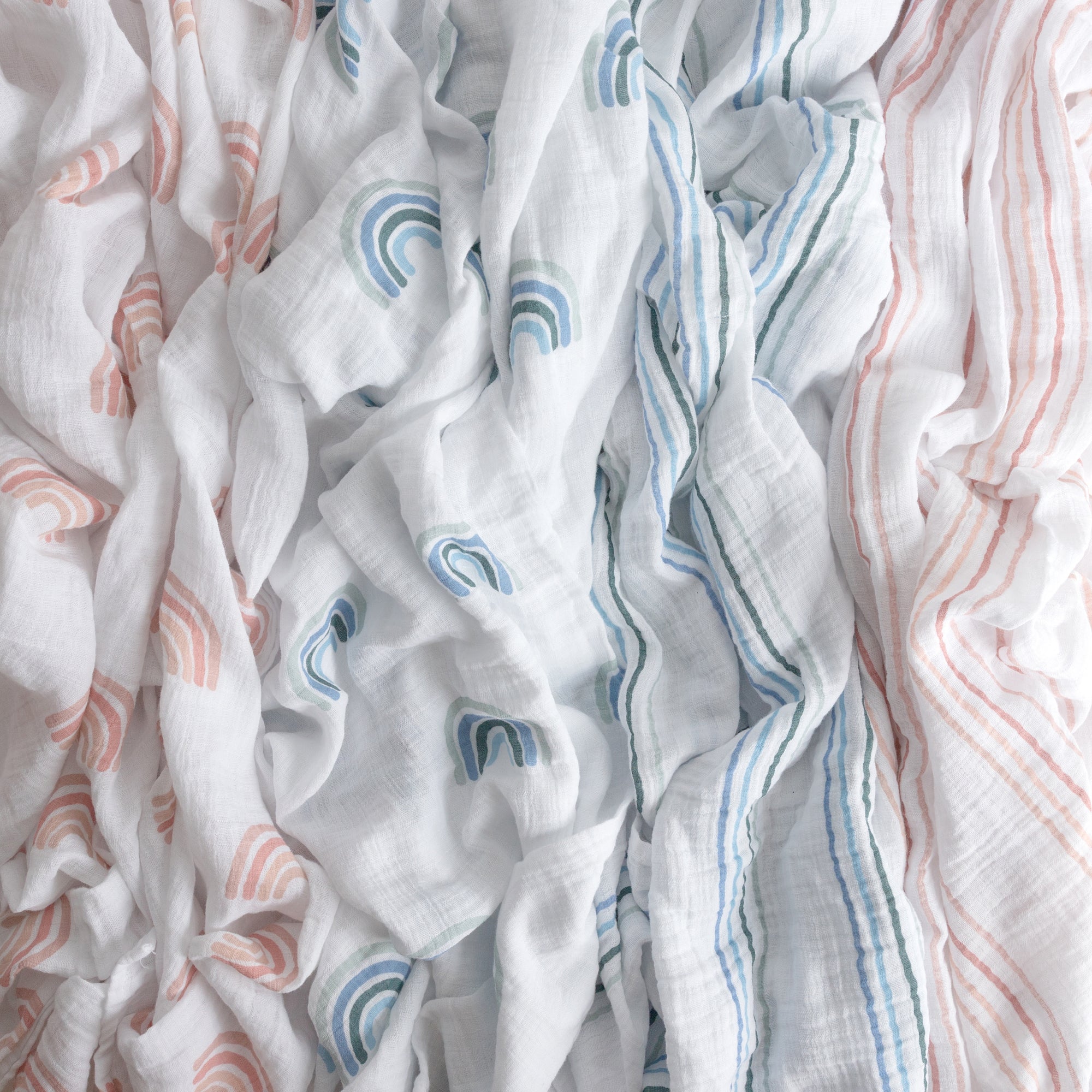 2 Pack Cotton Muslin Swaddle Blanket