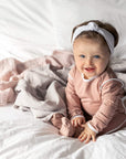 Cotton Muslin Swaddle Blanket - Rosewater