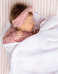 Cotton Muslin Swaddle Blanket - Pink Dot