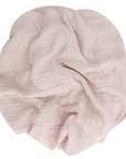 Cotton Muslin Swaddle Blanket - Rosewater